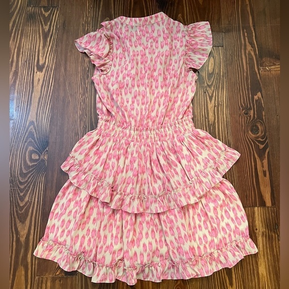 BUDDY LOVE Astrid Ruffle Front Mini Dress - Pink Lady Pink Girly - Picture 7 of 13